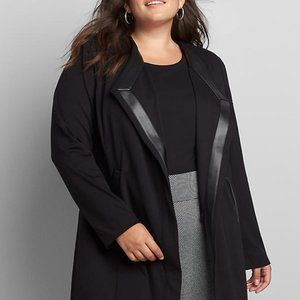 Lane Bryant Open Front Ponte Jacket